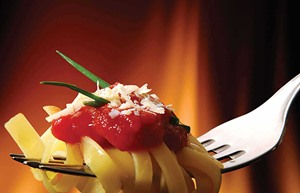 FOOD pasta fork