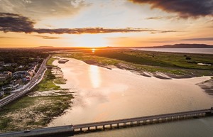 Aerial Bridge Sunrise Howth