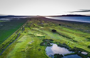 Aerial 15th Fairway 16th hole towards Howth