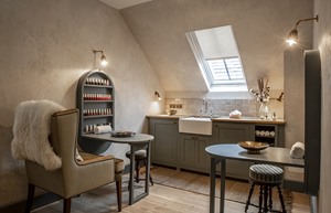 The Fife Arms Braemar Manicure and Pedicure area in Albamhor Spa Photo Sim Canetty Clarke