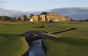 Old Course Hotel with Swilcan bridge High Res